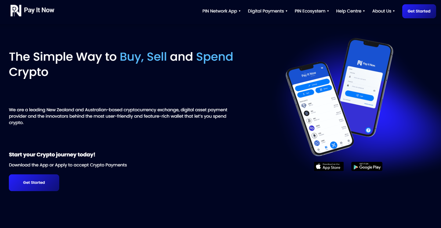 PayItNow.io - Buy, Sell and Spend Crypto